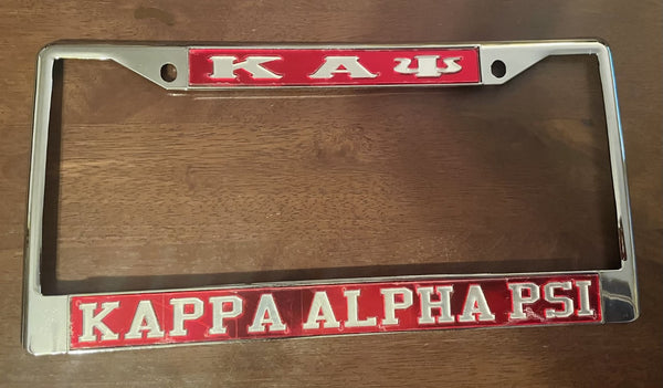 KAPPA LICENSE PLATE FRAME IN RED