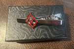 FLOATING K TIE CLIP (SILVER)
