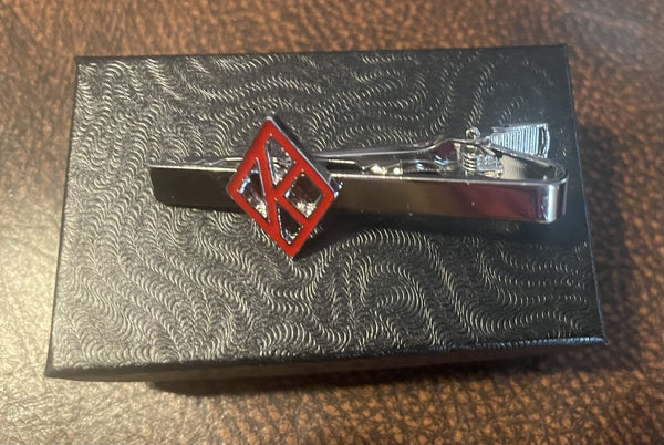 FLOATING K TIE CLIP (SILVER)