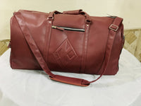 KAPPA LEATHER WEEKEND TRAVEL DUFFLE BAG