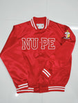 RED NUPE SATIN JACKET