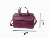 Leather Laptop Briefcase Bag