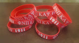 Red KAPPA Silicone Bracelet