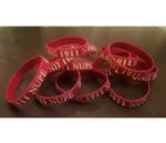 Crimson KAPPA Silicone Bracelet