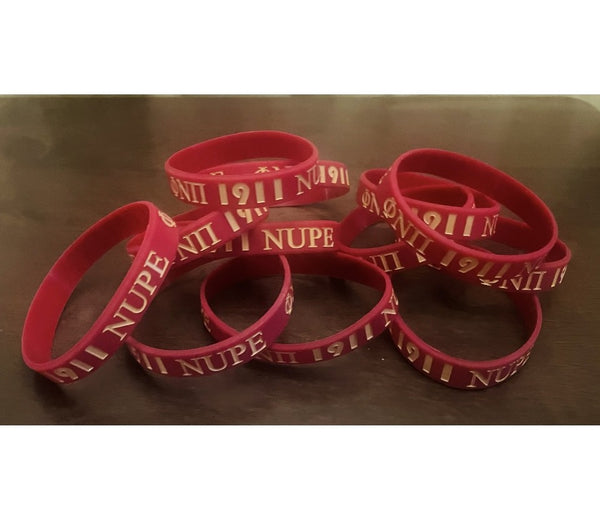 Crimson KAPPA Silicone Bracelet