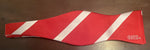 RED AND WHITE STRIPE PHI NU PI BOW TIE