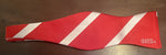 RED AND WHITE STRIPE PHI NU PI TIE