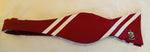 Crimson Custom Stripped COAT OF ARMS  Bow Tie