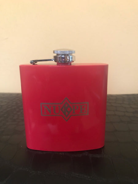 Fire Red 5oz Stainless Steel Flask