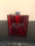 Glossy Red 5oz Stainless Steel Flask