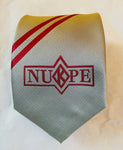 Crimson and Silver Stripped CustomNUPE Long Tie