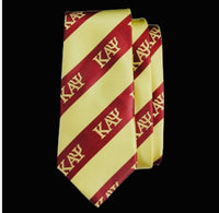 Kappa Crimson/Cream Silk Signature Neck Tie