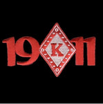 KAPPA FOUNDING  1911 MASCOT EMBLEM IRON ON