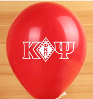 Red Kappa "Phi Nu Pi" Balloons (10")