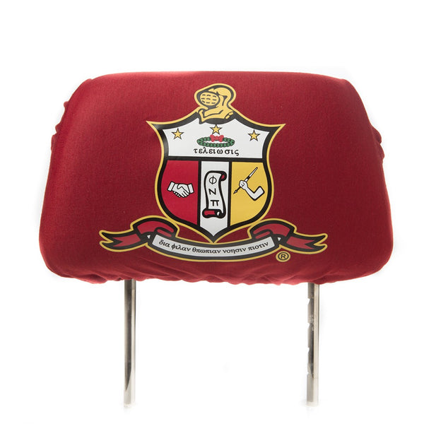 RED KAPPA HEADREST COVER (CAR) SIZE