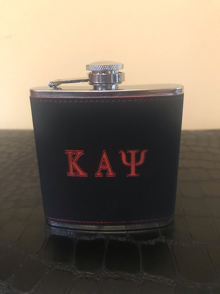 Black Kappa 5oz Stainless Steel Flask